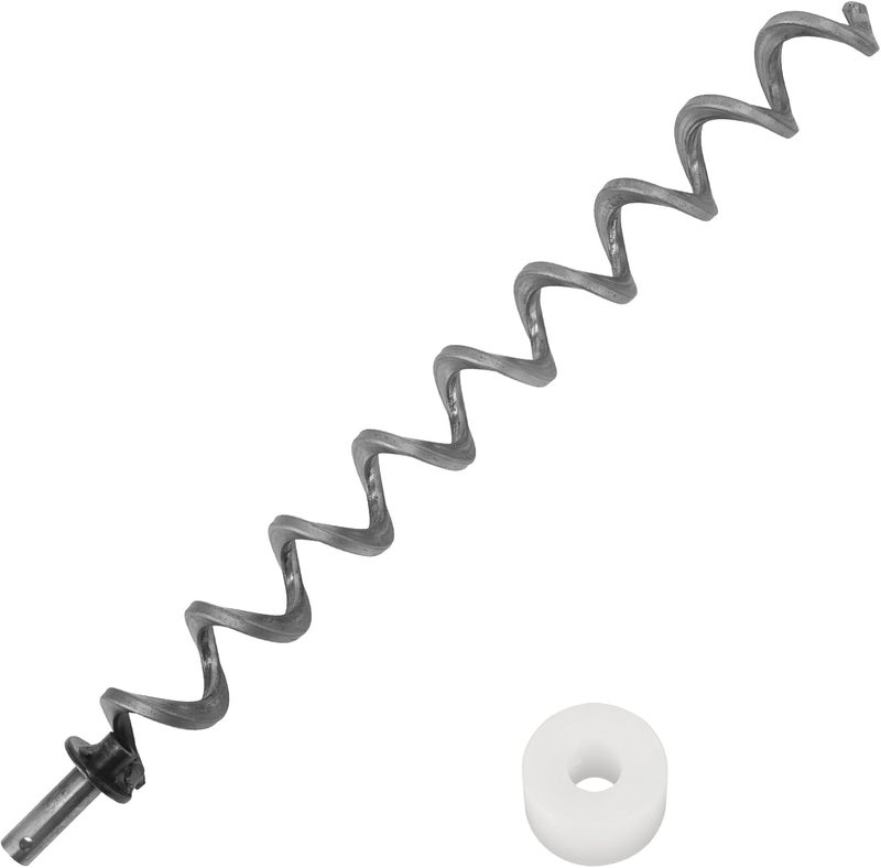 PHYESUVIN 17 Inch Igniter Auger Shaft Push Rod and Auger Brushing for Traeger Pellet Grill, Screw Feed Motor Shaft Replacement Parts and Auger Motor Bushing Replacement for Traeger & Camp Chef Grill - Image 1
